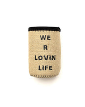 Lovin Life Can or Bottle Holder - Black