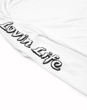 Lovin Life Long-Sleeve Performance Shirt - White